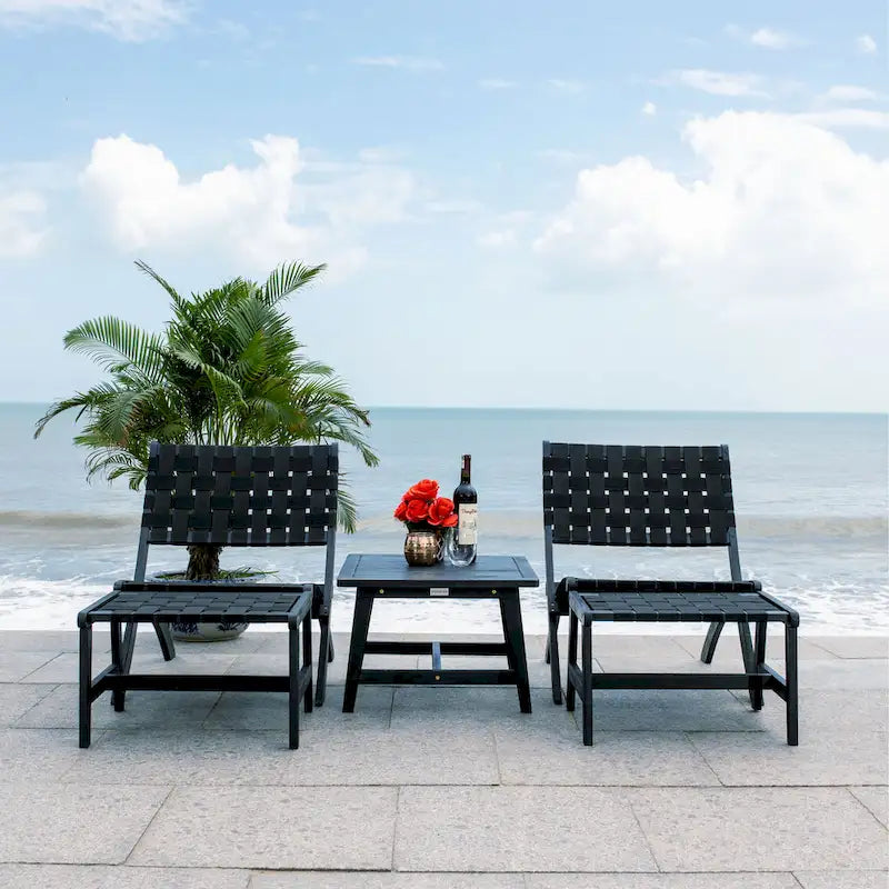 SAFAVIEH Outdoor Darryl Set - 24W x 31D x 28H