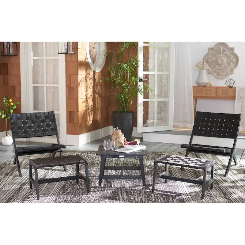 SAFAVIEH Outdoor Darryl Set - 24W x 31D x 28H