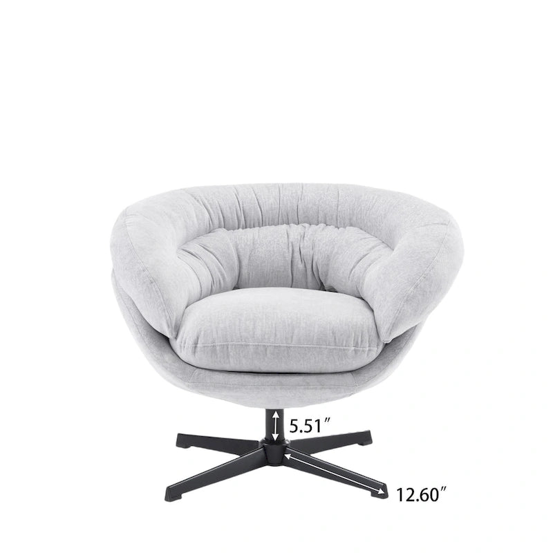 Liamer Swivel Club Chair by Christopher Knight Home