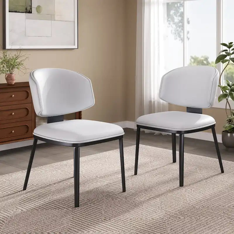 Christopher Knight Home - PU Leather Upholstered Dining Chairs