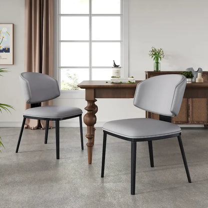 Christopher Knight Home - PU Leather Upholstered Dining Chairs