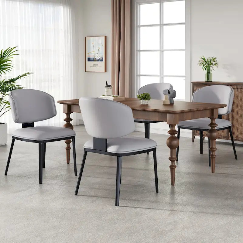 Christopher Knight Home - PU Leather Upholstered Dining Chairs