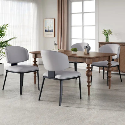 Christopher Knight Home - PU Leather Upholstered Dining Chairs