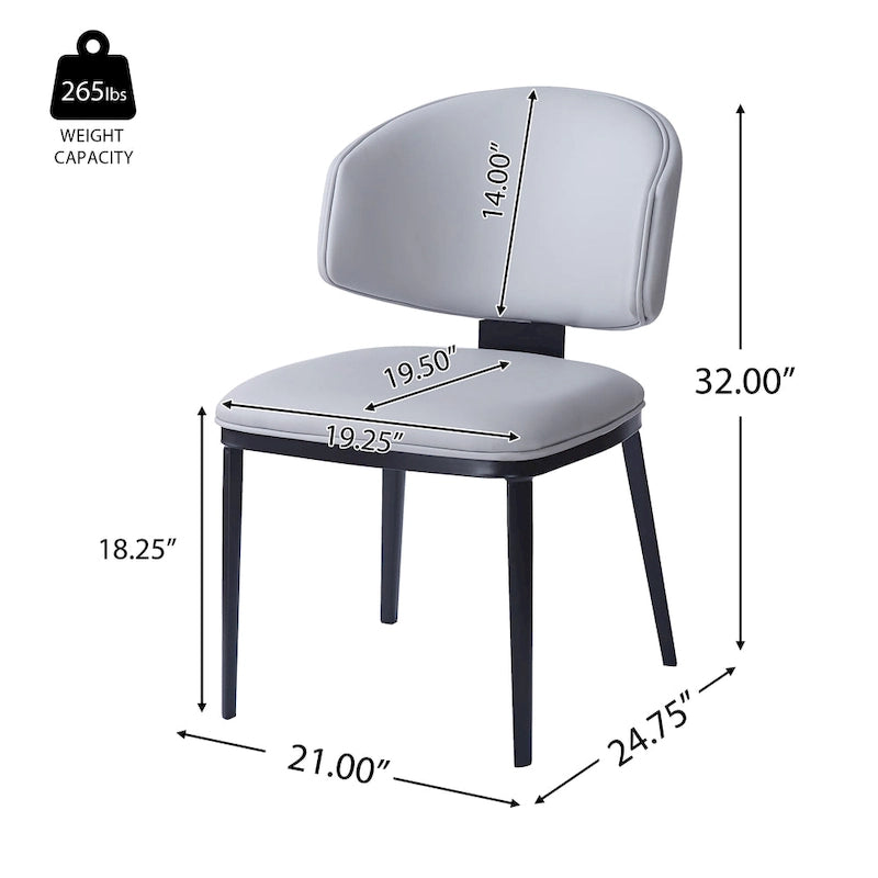 Christopher Knight Home - PU Leather Upholstered Dining Chairs