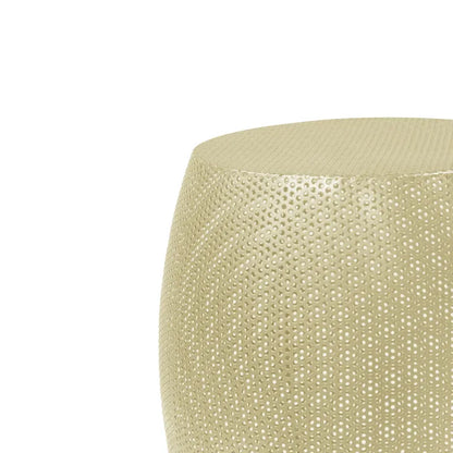 Christopher Knight Home Round Metal Hollow 2 PCS Side Table Set - 16.5  L x 16.5  W x 20.75  H