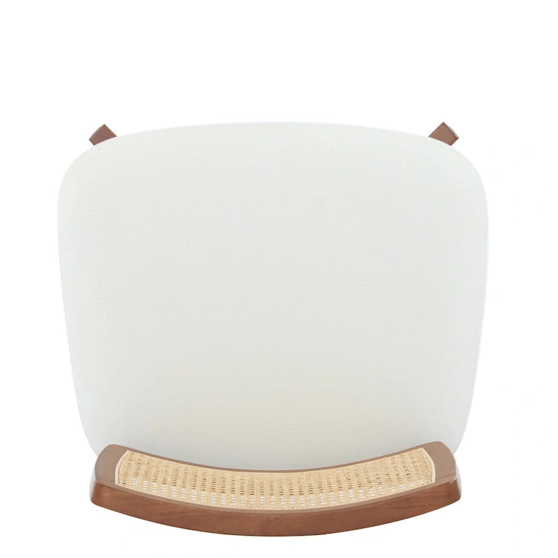 Christopher Knight Home -Alma (Set of 2) Modern Beige Lounge Chair with Woven Backrest, Sturdy Wooden Frame