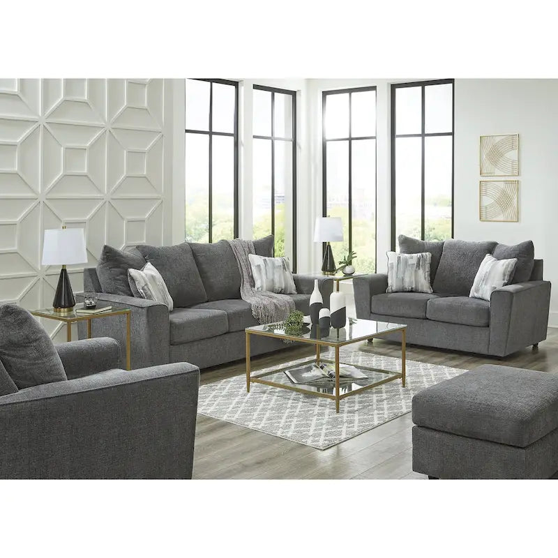 Signature Design by Ashley Stairatt Gray 4-Piece Upholstery Package - 86  W x 38  D x 39  H