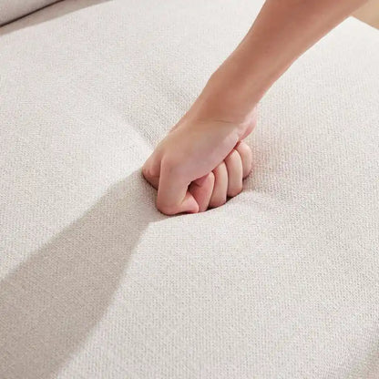 Upholstered Swivel Desk Chair, Armless Home Office Chair, Adjustable Height Computer Chair with Wheels for Study