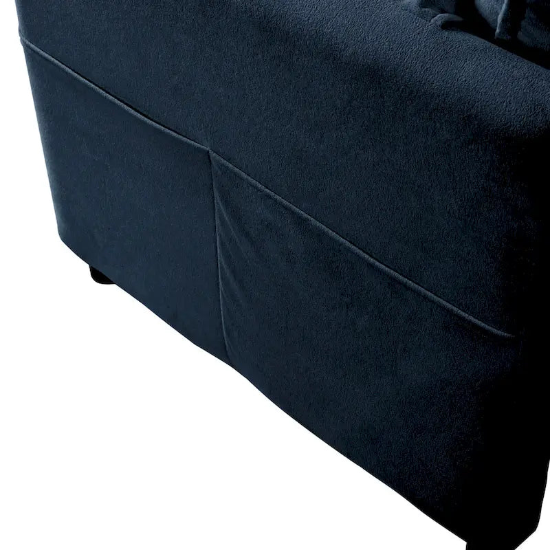 2-Piece 75.59  Chenille Cloud Loveseat Sofa Set with Deep Seat and 4 Pillows