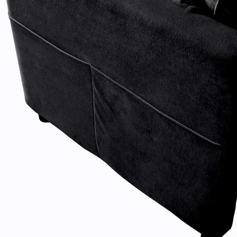 2-Piece 75.59  Chenille Cloud Loveseat Sofa Set with Deep Seat and 4 Pillows