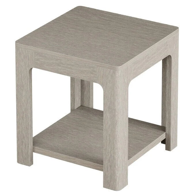 2-Tier Wooden End Table, Modern Side or Beside Table - 1PC