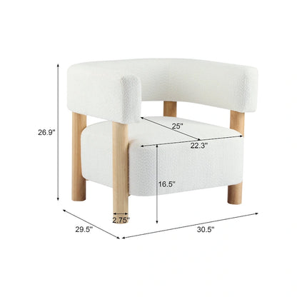 Christopher Knight Home - James Living Room Fabric Accent Chair