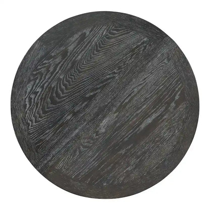 Rustic Farmhouse Dining Table and Chair Sets Extendable Round Table and Chair Sets with Adjustable Table Top for Dining Room