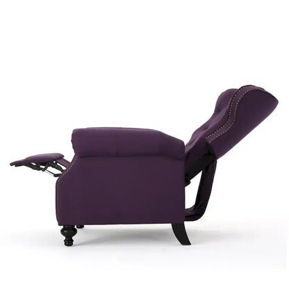 Roomfitters Accented Push Back Recliner Chair with Rolled Arms, Enjoy Cocooning Comfort
