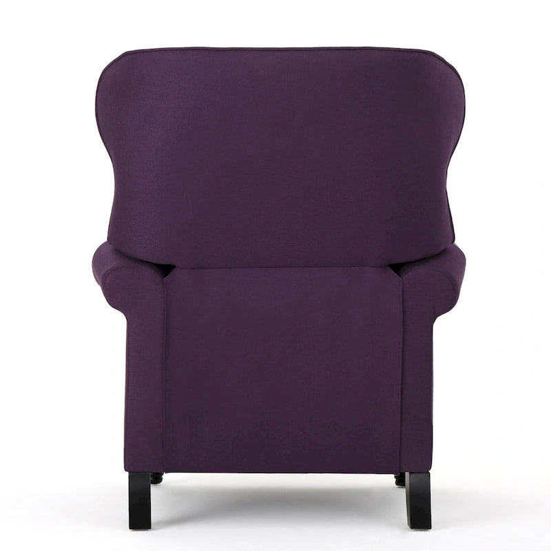 Roomfitters Accented Push Back Recliner Chair with Rolled Arms, Enjoy Cocooning Comfort