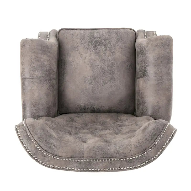 Roomfitters Accented Push Back Recliner Chair with Rolled Arms, Enjoy Cocooning Comfort