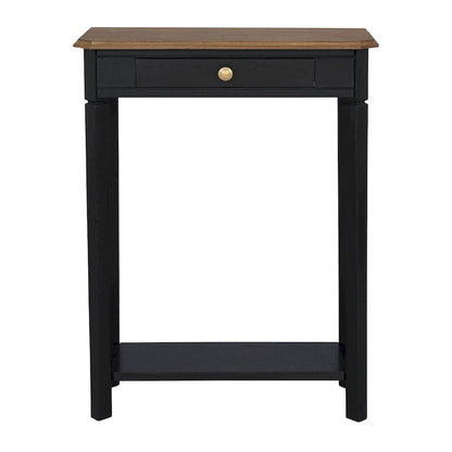 Marnie Two-tone 1-drawer Solid Wood Console Accent Table with Shelf by East at Main