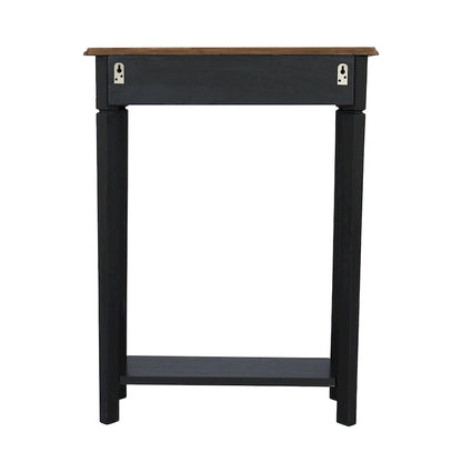Marnie Two-tone 1-drawer Solid Wood Console Accent Table with Shelf by East at Main
