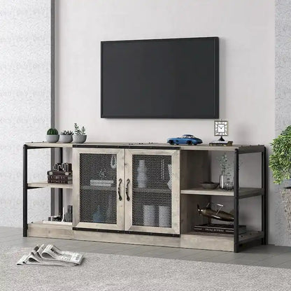 Mobile TV in legno lungo 65 pollici