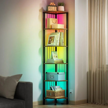 Corner Shelf Stand - 11.7 D x 11.7 W x 63 H