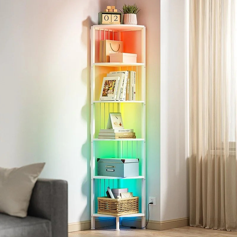 Corner Shelf Stand - 11.7 D x 11.7 W x 63 H