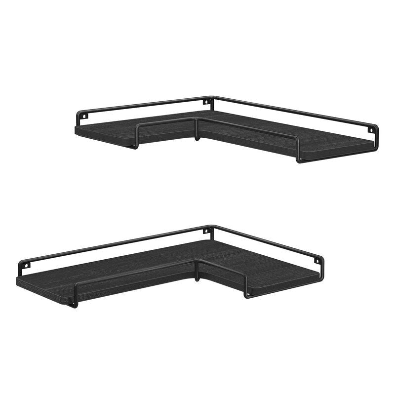 Corner Shelf Wall Mount Set of 2 - 15.7 D x 5.5 W x 1.6 H