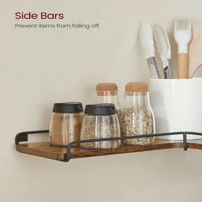 Corner Shelf Wall Mount Set of 2 - 15.7 D x 5.5 W x 1.6 H