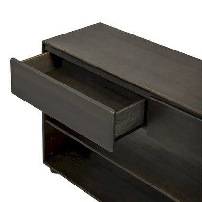 Console Table with Drawers and Shelves for Living Room, Entryway