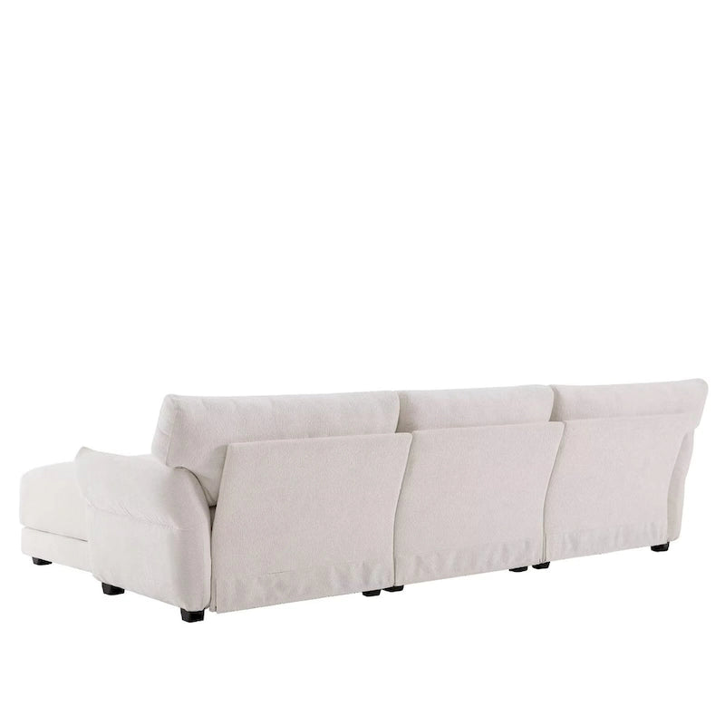 110  Modular Sectional Sofa, L-Shape Sofa with USB and Type-C Charger
