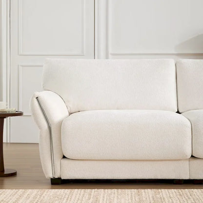 110  Modular Sectional Sofa, L-Shape Sofa with USB and Type-C Charger