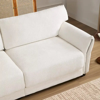 110  Modular Sectional Sofa, L-Shape Sofa with USB and Type-C Charger