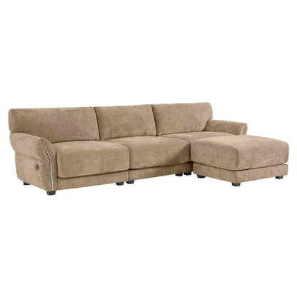 110  Modular Sectional Sofa, L-Shape Sofa with USB and Type-C Charger
