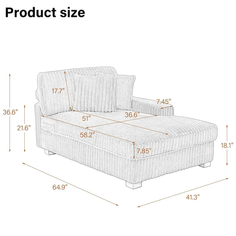 Upholstered Chaise Lounge Chair Chaise Lounges For Interior