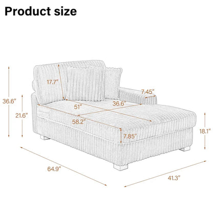 Upholstered Chaise Lounge Chair Chaise Lounges For Interior