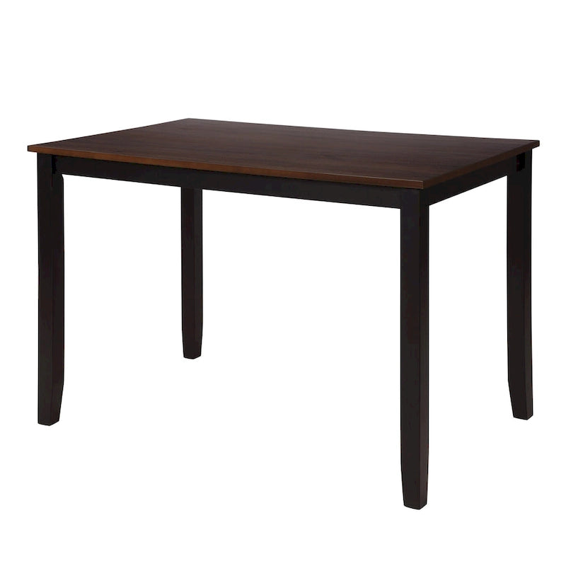 Home Kitchen Table and Chairs Set Farmhouse Kitchen Dining Table Set with Anti-Slipping Protectors and X-Back Chair for Kitchen