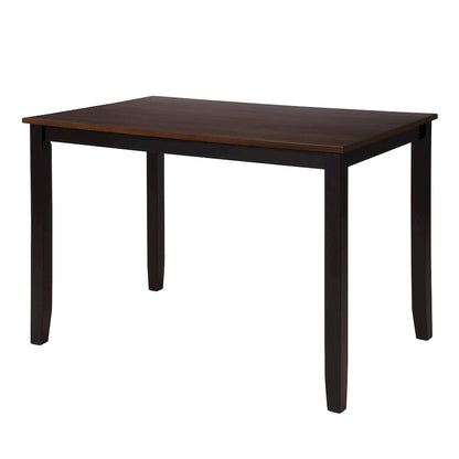 Home Kitchen Table and Chairs Set Farmhouse Kitchen Dining Table Set with Anti-Slipping Protectors and X-Back Chair for Kitchen