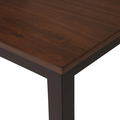 Home Kitchen Table and Chairs Set Farmhouse Kitchen Dining Table Set with Anti-Slipping Protectors and X-Back Chair for Kitchen