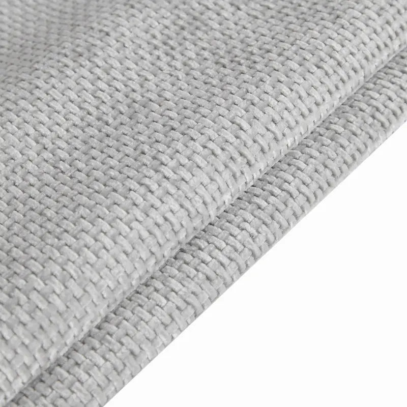 119  Chenille L-Shaped Sectional Sofa with Chaise Lounge and 2 Pillows