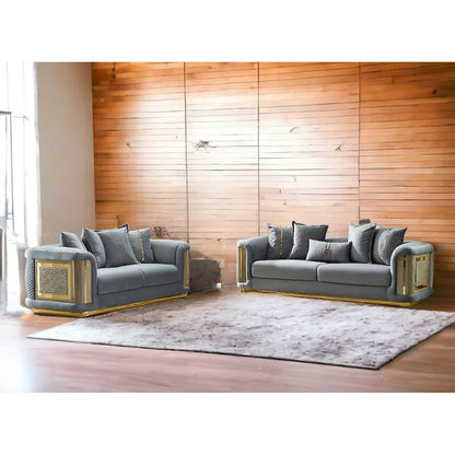 Luresta 2 Pieces Living Room Sets 1 Sofa 1 Love seat