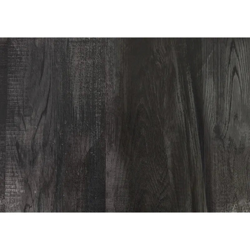 Modern Reclaimed Black TV Stand for 55  TVs with Cabinets and Shelving Wood Entertainment Unit - 23.75H x 59W x 15.5D