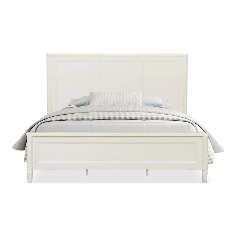 Furniture of America Arlena Classic Modern Solid Wood Panel Bed