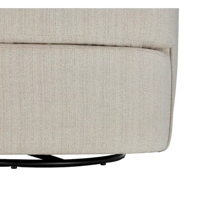 Performance Fabric 360 Swivel Barrel Chair with High-Density Foam Cushions