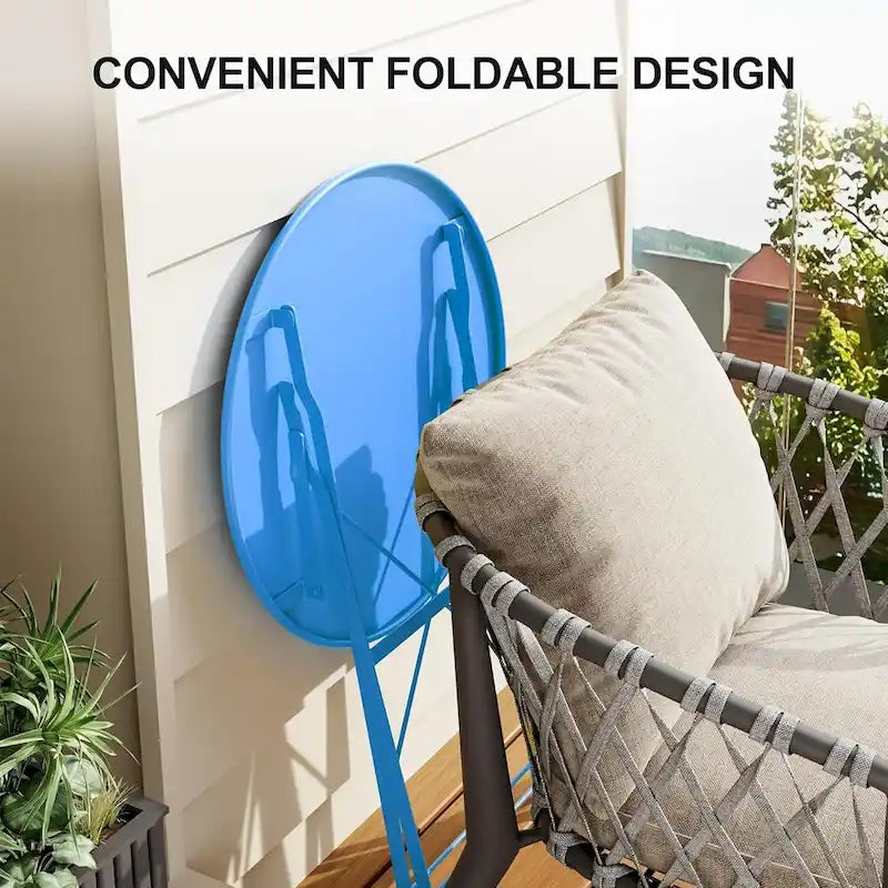 3 Pieces Patio Bistro Sets