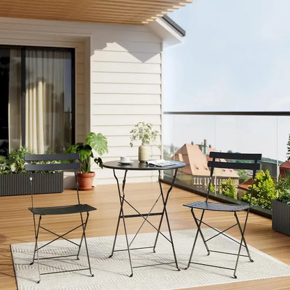 3 Pieces Patio Bistro Sets