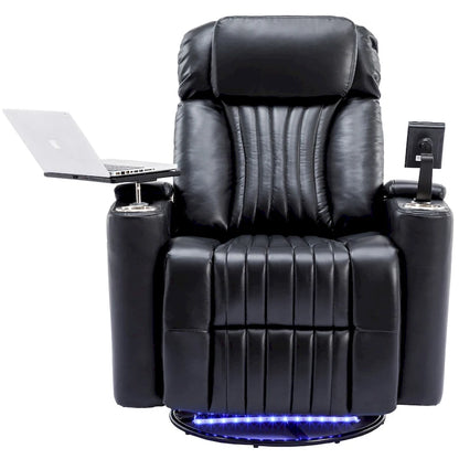 Multifunctional 270 Swivel Home Theater Power Recliner