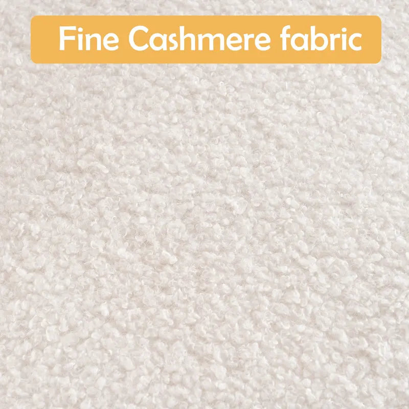 Velvet Swivel Chair with Ottoman, 360 Rotation & 300lb Capacity