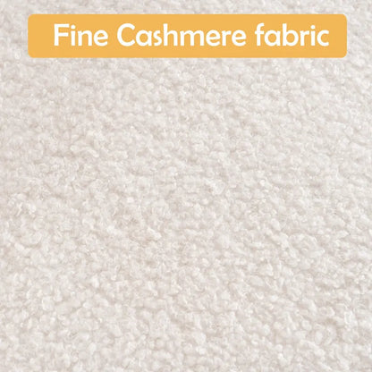 Velvet Swivel Chair with Ottoman, 360 Rotation & 300lb Capacity