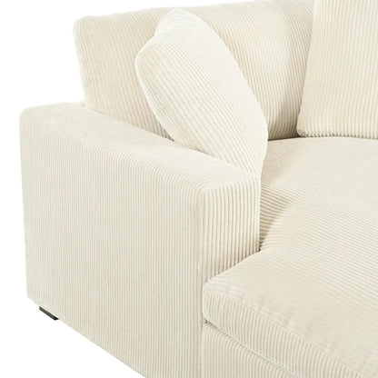 Beige 53.5  Chaise Lounge Chair