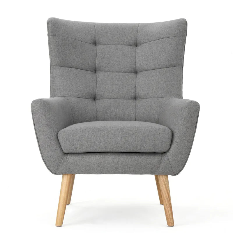 Grey 32.5  High Back Wingback Chair