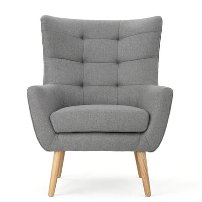 Grey 32.5  High Back Wingback Chair